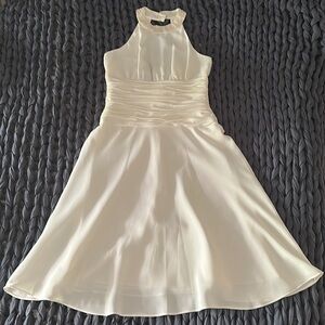 Ivory Halter Jones New York midi dress